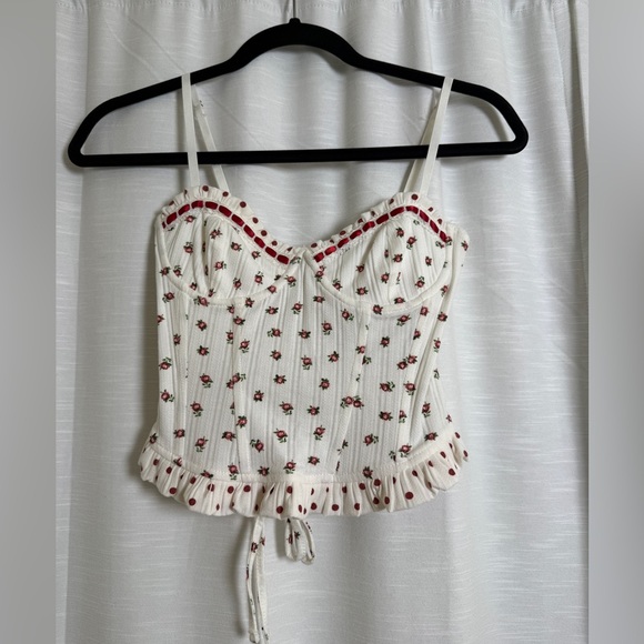 Edikted Floral Corset Top & Mini Skirt Matching Festival Set | NWT Size S & XS - Picture 8 of 17